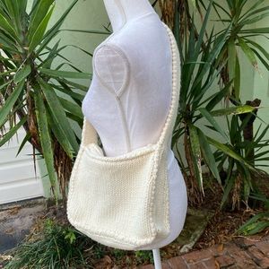 Cream Sweater Purse